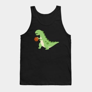 Basketball dinosaur Tank Top